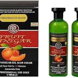 URBAN BEAUTE BLANC Natural Black Hair Color | Fruit Vinegar Gel-Based Dye | Ammonia-for Men & Women (BLACK, 200 ML)-image-92