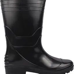 unistar Men's Lightweight Gum Boots | 13 inch Black Anti-Static, Anti Slip, Water-Resistant Shoes for Labour/Worker Purposes | Safety Boots-picture-19