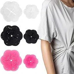 6pcs Cinch Clips for Women Clothing, 2 Sizes Hidden Silicone Cincher Clip for T-Shirt Dress Back Clips Waist Cincher Back of Shirt Cincher Clip for Girl Women-picture-52