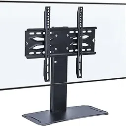 TV Floor Stand for 32-55 Inch LED TVs, Portable TV Stand with Matel Base, TV Table Stand with Adjustable Mount, LED TV Floor Stand for Desk/Table-image-58