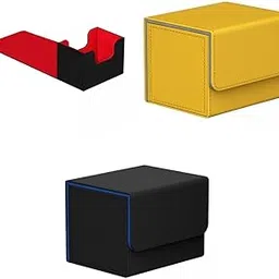 THE STYLE SUTRA® 3pcs Card Deck Boxes Organizer Storage Standard Container Black and White | Sporting Goods | Team Sports | Baseball & Softball | Equipment Care & Accessories-picture-19