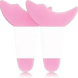 3 in 1 Multifunctional Eyelash Makeup Guard Tool, Silicone Stencils Eye Makeup, Mascara Eyelash Shield Applicator, Perfect Eye Makeup for Beginners, for Mascara, Eyeliner, Eyeshadow (Pack of 2, Pink)-picture-40