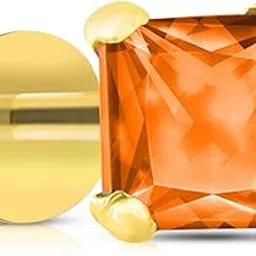 maji by GEHLOT Square Shape Diamond | Pure Gold | Nose Pins Studs For Women And Girl-picture-40