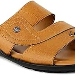 bata Mens Chiller Light Brown Sandal-picture-13