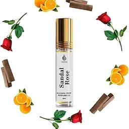 Aqeeq Sandal Rose Premium Attar Roll On, 6ml | Citrus, Fresh, Rose, Sandalwood Notes | Pure Concentrated Perfume Oil | Your Daily Signature Scent-picture-30