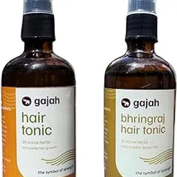 Gajah Hair Tonic Combo (Pack of 2) - 20-Herb Hair Tonic + Gajah Bhringraj Tonic-picture-41