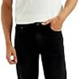 levi's Men's 511 Black Slim Fit Mid Rise Jeans-picture-11