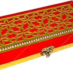 SHAKTISM Decorative and Attractive Box Cash Box, Shagun Box, Jewellery Box, Money Box Envelop Wedding, Gift Box, Bangel box - Flower (Pack of 1Pc)-image-32