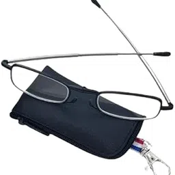 Bhavya Optic® Antenna Style Folding Reading Glasses With Zipper Carry Case-picture-17