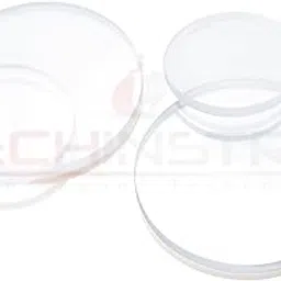 Techinstro Quartz Glass Disc (Dia - 25 mm, T - 1mm) (Operating Temperature - 1150 Degree Celcius) (Pack of 1)-picture-16