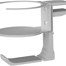 UJEAVETTE Headphone Stand Aluminum Rotatable 11 Pound Load Space Saving Headset Hanger Dark Gray-picture-24