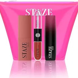 Staze 9to9 Pout & Shout Kit 3 in 1 Combo with 2-in-1 Liquid Lipstick (Matte)-picture-53
