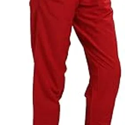 morrio Straight Fit Casual Cotton Pants with Pleats at The Bottom Elastic,Waistband with Drawstrings and Pocket for Women-picture-41
