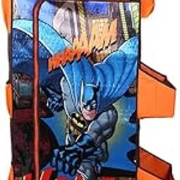 PrettyKrafts Batman Multipurpose Foldable/Collapsible Plastic Baby almirah, Kids Wardrobe, Cloth Organizer, Folding Cupboard, Toy Box (4 Shelf)-picture-11