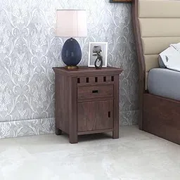 Kunjal Furniture Bedside Tables Set for Bedroom, Nightstand Storage-picture-23