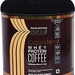 Brio Capputeino - Whey Protein Coffee - 2 Kg (Vanilla Flavour)-picture-28