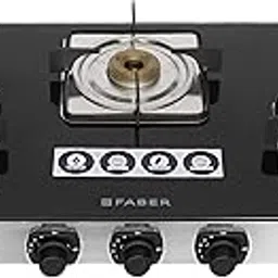 Faber Gas Stove 3 Burner Glass Cooktop (Cooktop Supreme Plus C 3BB) Manual Ignition, Black-image-10