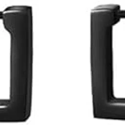 lovemi movements Black Square Huggie Hoop Earrings, Stainless Steel, Geometric Unisex Design-picture-37