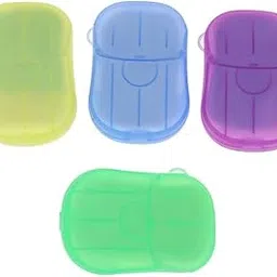 HAOWKI Disposable Hand Washing Cleaning Paper Soap Flakes Mini Soap Paper Travel Hand Washing Box (PACK OF 4)-picture-37