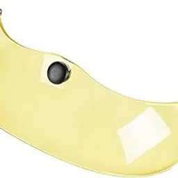 ZOOMELLA Helmet Peak Shield Easy Installation Sun Protection Vintage Direct Replace Transparent Yellow|Visors| Motors-image-48