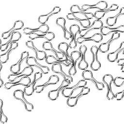 CALANDIS® 50pcs Alloy Brass Sinker Eyes Eyelets for Lead Weight Mold Fishing Tackle S | Alloy | 50 Pieces Sea Fishing Swivels-image-51