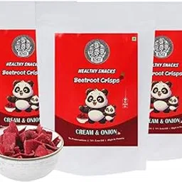 Beetroot CREAM & ONION Flavour Healthy Snacks 70gm (Pack of 3)| Gluten Free, Cholesterol Free, Dietary Fiber, Transfat Free | Nutrients | Protein Snack-picture-16