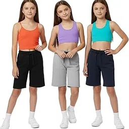 THE BLAZZE Tennis Girls Skirts Skorts Skirts R001 VBG61 Black Grey Navy 5 Years 6 Years-image-13
