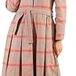 chkokko Winter Wear Single Breasted Long Coat for Women-picture-49