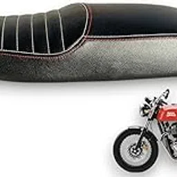 autoleopard Continental GT 650 is a Retro-Styled Cafe Racer Motorcycle, Soft Touch Double LINE Stitched Bike seat Cover-picture-14