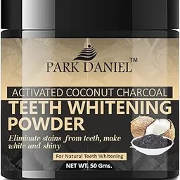 Park Daniel Activated Charcoal Natural Coconut Powder Teeth Whitener Proven To Remove Surface Stains Effectively On Enamel Safe, Freshness Breath & Healthier Whiter Smile - 50 Grams-picture-10