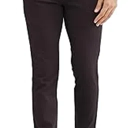 parx Men's Super Slim Fit Solid Pattern Cotton Blend Flat Front Casual Trouser-picture-16