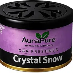 AuraPure Crystal Snow Car Air Freshener Gel | 100g Long-Lasting Dashboard Perfume | AP-CS-100G Premium Scent Diffuser for Cars | Luxury Car Accessories for Men & Women | Strong Interior Fragrance image 1