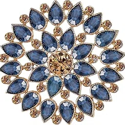 Jewellery for Less Fashion Gold Tone Floral CZ LCD Diamond Studded Adjustable Finger Ring for Women & Girls-image-58