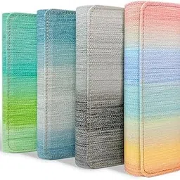 tazweeq 4 Pack Glasses Case Eyeglasses Sunglasses Case Portable Eyeglasses Case Hard Shell for Woman Man Multicolor, One Size-picture-32