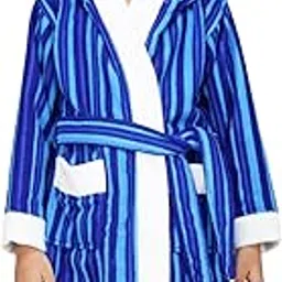 Rangoli BLUE RAINBOW 400 GSM, Kids Bathrobe 100% Cotton, Bathrobe for Girls & BoyS NEW-picture-15