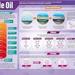 Daydream Education Crude Oil | Science Posters | Gloss Paper measuring 33” x 23.5” | STEM Charts for the Classroom | Education Charts-picture-26
