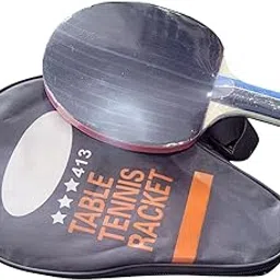 PUREFORCE Table Tennis Racquet with Cover | Made with Poplar and Purewood TT Racket | High Performance | Stylish Printing Scrub TT Racquet and Durable Cover Bag-picture-13