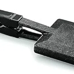 SHOPSIDEX sandwich gas toaster surya king Non-Stick Cut Sandwich Gas Toaster, 1 Piece, Black Sandwich Toaster Grill and Toast Sandwich Maker gas stove with Non-Stick Cookware1 Piece, Black image 1