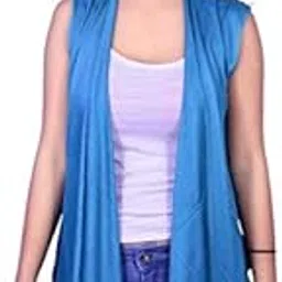 Kanchan World Women's Silk Henley Neck Shrug-picture-10