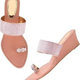 silverarrow Fashionable Stylish Ethnic Heel Sandal Wedges Sandal Sandal For Womens And Girls-picture-12