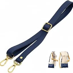 Replacement Shoulder Strap, Adjustable Shoulder Bag Belt, Navy Blue Color Exclusive for Hand Bags Side Sling Crossbody Bags Adjustable Length with Golden Buckles.-picture-19