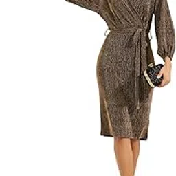 styli Women's Polyester Wrap Midi-picture-51
