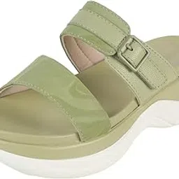 mochi Women'sFaux Leather Printed Heel Slides-picture-42