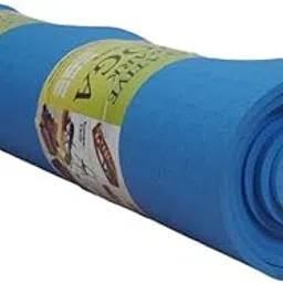 Preeti Yoga Mat for Woman and Men With 6mm Thickness | For 10 to 60 Age Group | Anti-Skid, Anti-Slip, Light Weight 800 to 1000g - (Blue)-picture-23