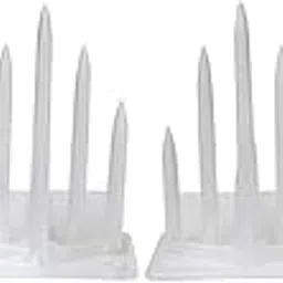 PARC Bird Control Spikes, Bird Spikes, Pigeon Spikes, Plastic Material, High Quality ,White (Cover 10 Running Feet, Set of 40 Pcs)-picture-11