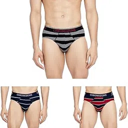 chromozome Mens Modal-Stretch Striper Briefs (Pack of 3)-picture-28
