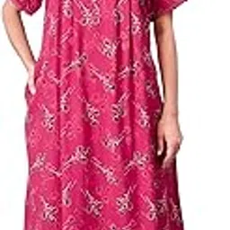 elitezilla Nighty| Nighty for Women| Nighties Women| Cotton Nighty for Women| Nighty for Women Cotton| Women Nighty| Night Gown for Women Cotton| Maxi Dress for Women| Alpine Fabric|-picture-22