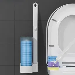 oenza Acrylonitrile Butadiene Styrene Disposable Toilet Riffils, Brush Refills, Refills Bathroom Accessory Riffils Sets Household Products (8 Rifills white)-picture-11