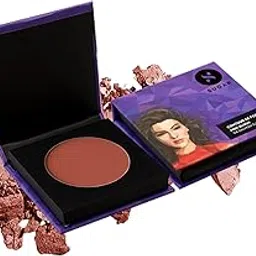 SUGAR Cosmetics Contour De Force Mini Blush for Face | Face Blusher for Face Makeup | Smooth Texture | Matte & Blendable | Paraben & Cruelty Free | 4gm | Salmon Superstar (Warm Peach Blush) image 1