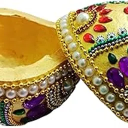 Sri Yagnaa - Decorative Kudakalu for Marriage - Dry Coconut Decoration for Wedding- Pelli Kudakalu Set (Model - 5) image 1